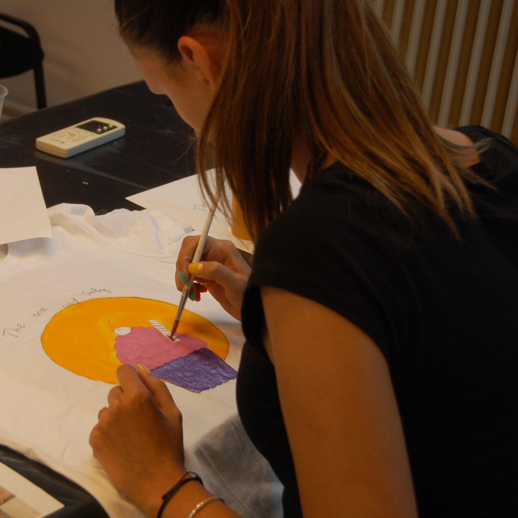 atelier de pictat tricouri, t-shirt painting workshop